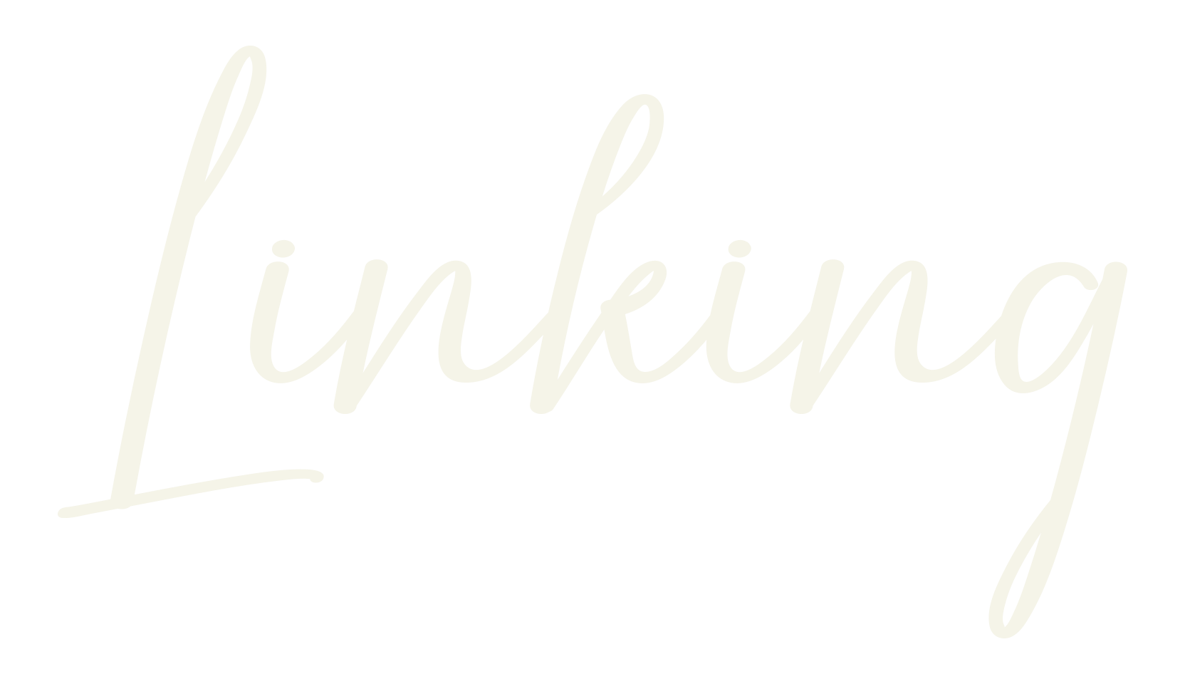 Linking, calligraphy font preview