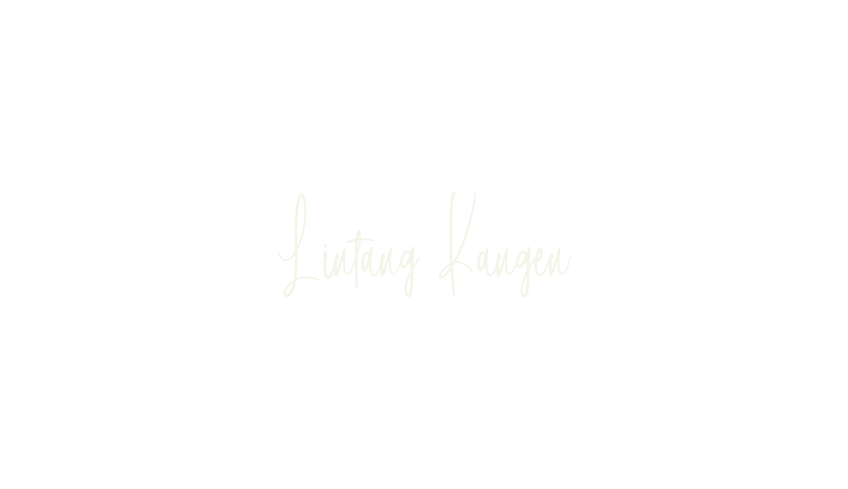 Lintang Kangen, hand lettering font preview