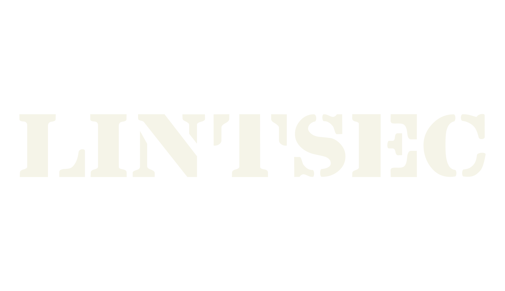 Lintsec, serif font preview