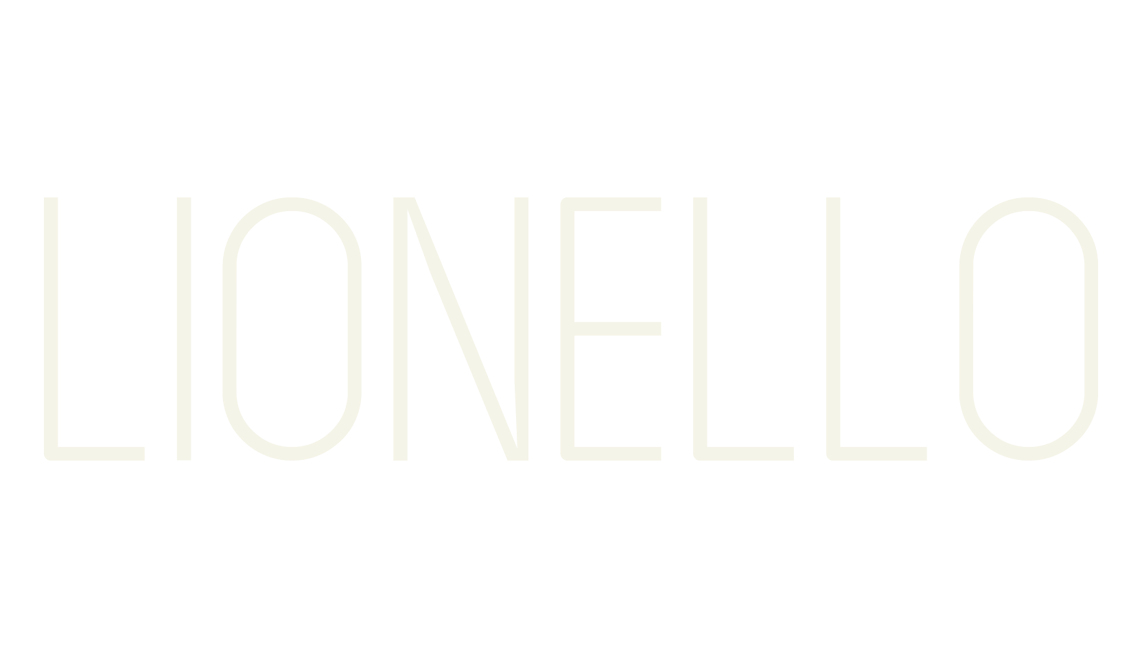 LIONELLO, cafe font preview