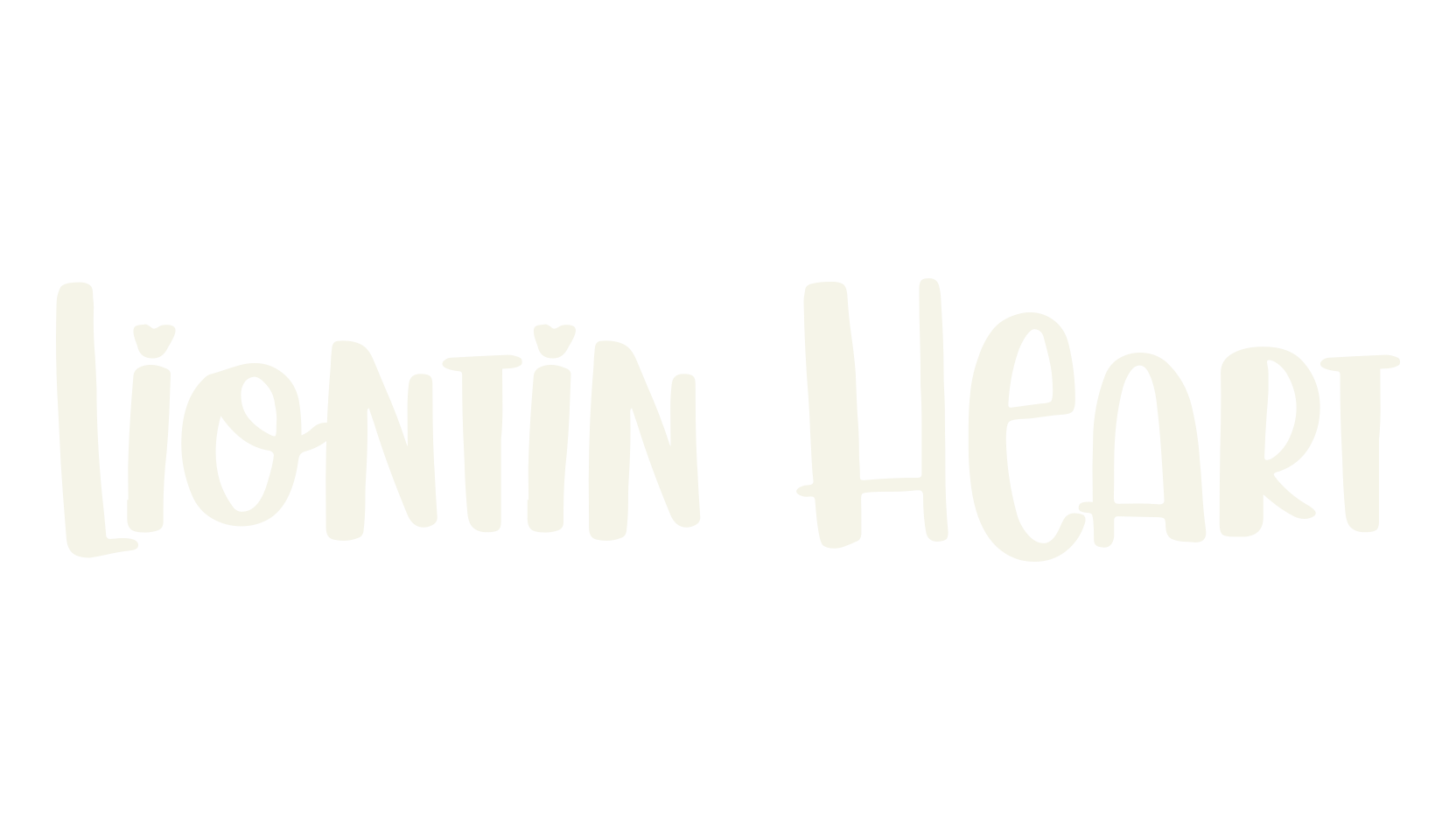 Liontin Heart, heart font preview