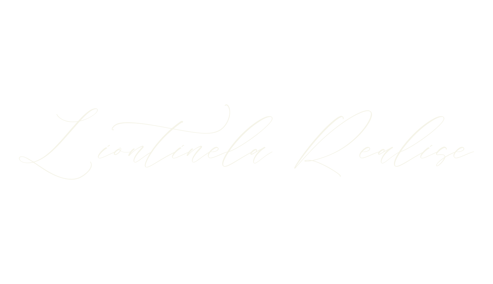 Liontinela Realise, script font preview