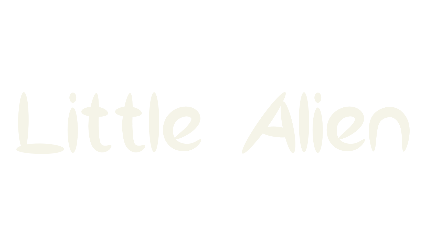 Little Alien, distressed font preview