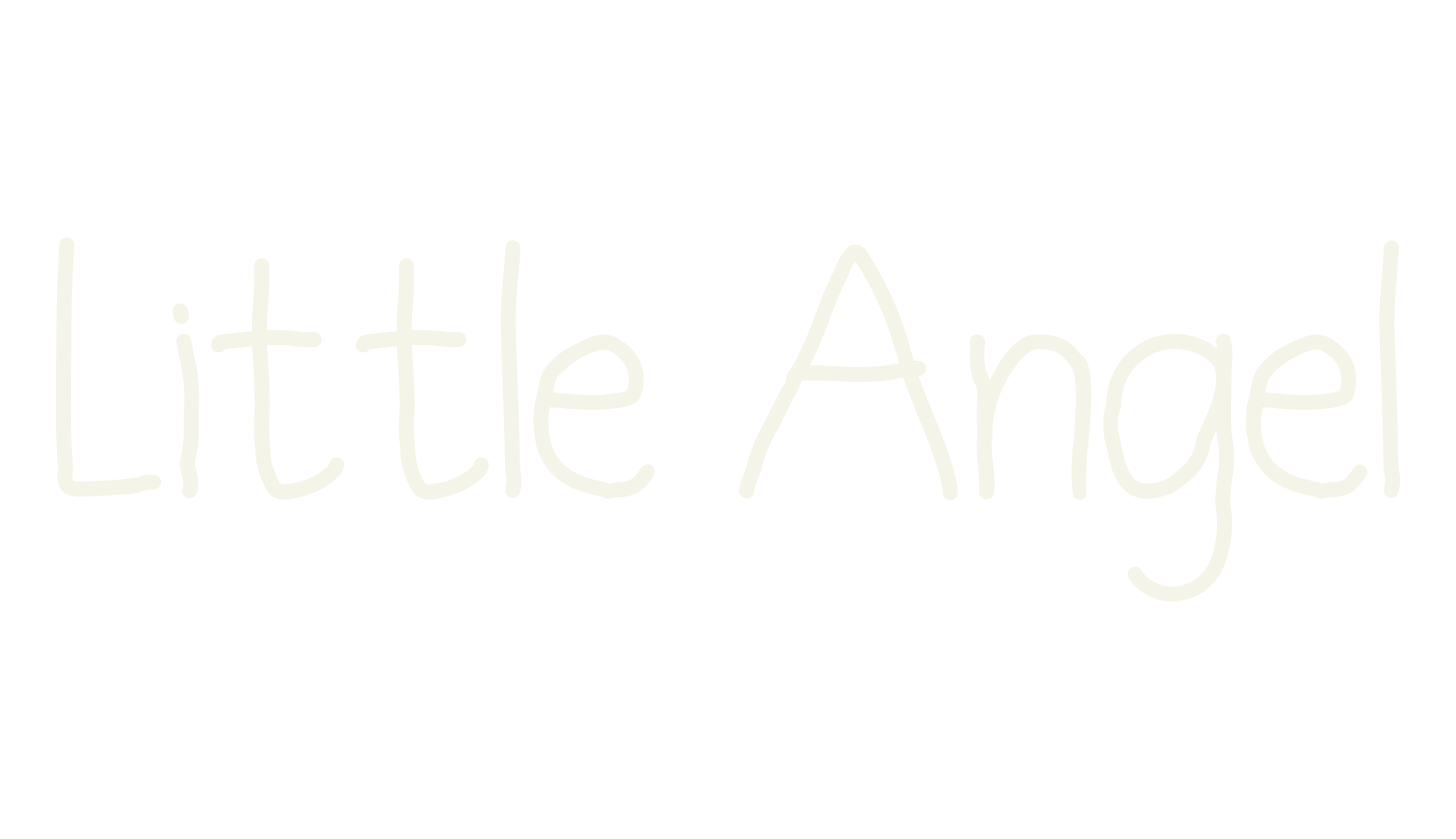 Little Angel, cute font preview
