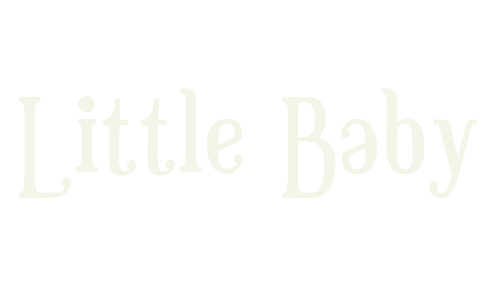 Little Baby, fun font preview