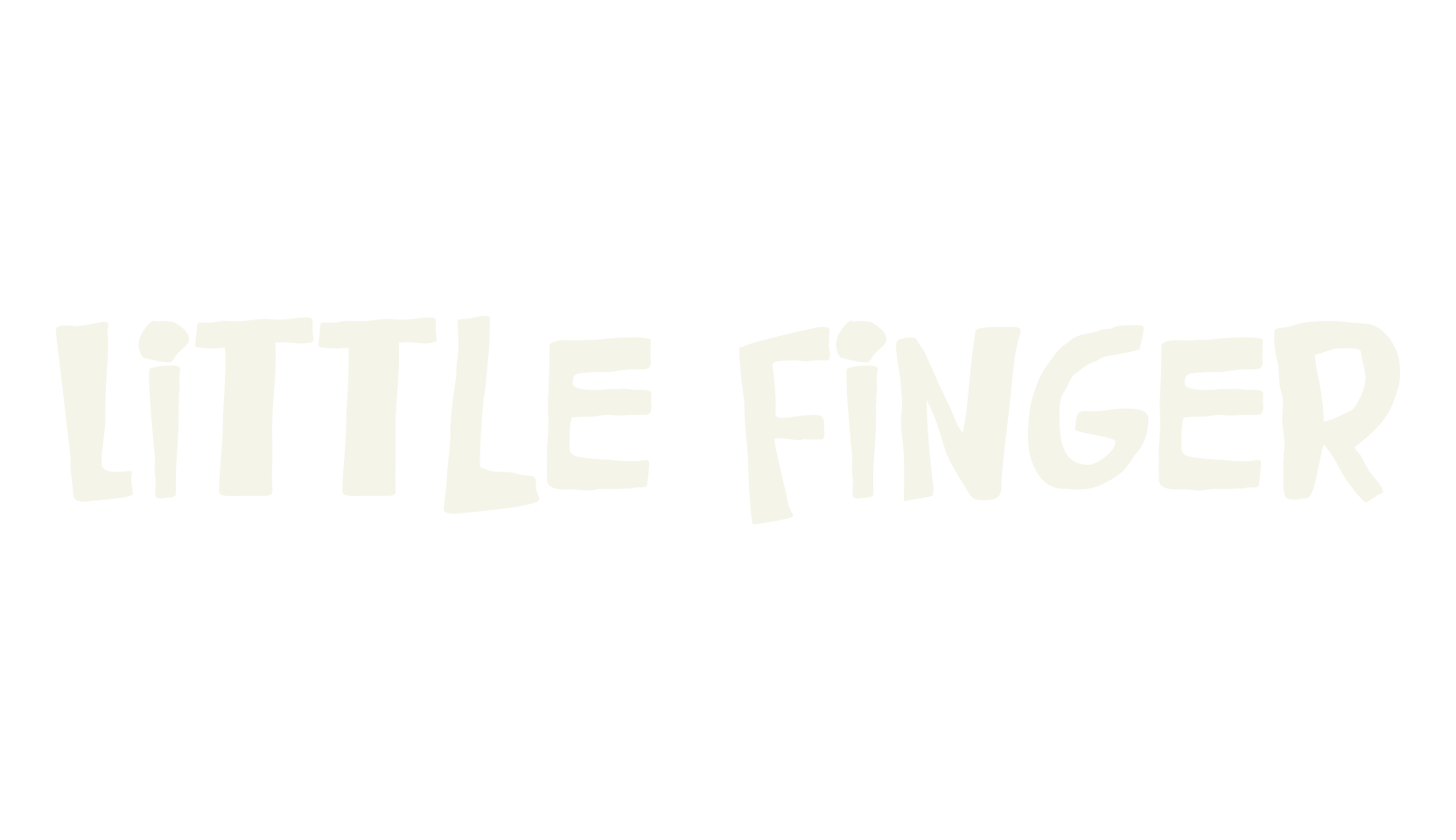 Little Finger, doodles font preview