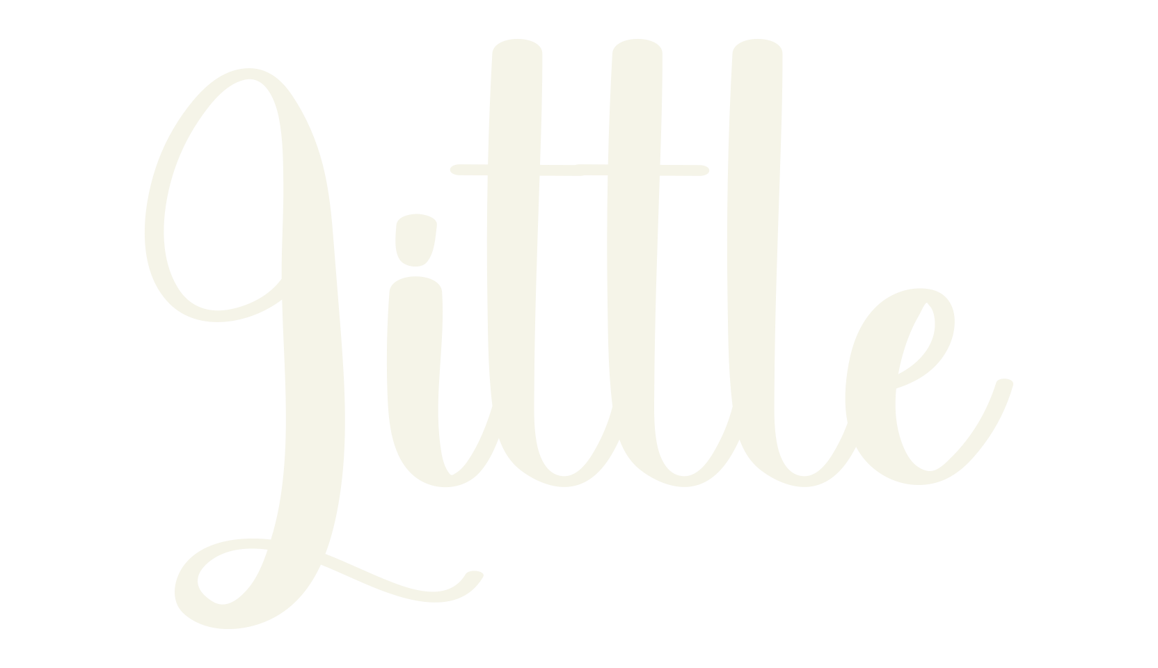 Little, calligraphy font preview