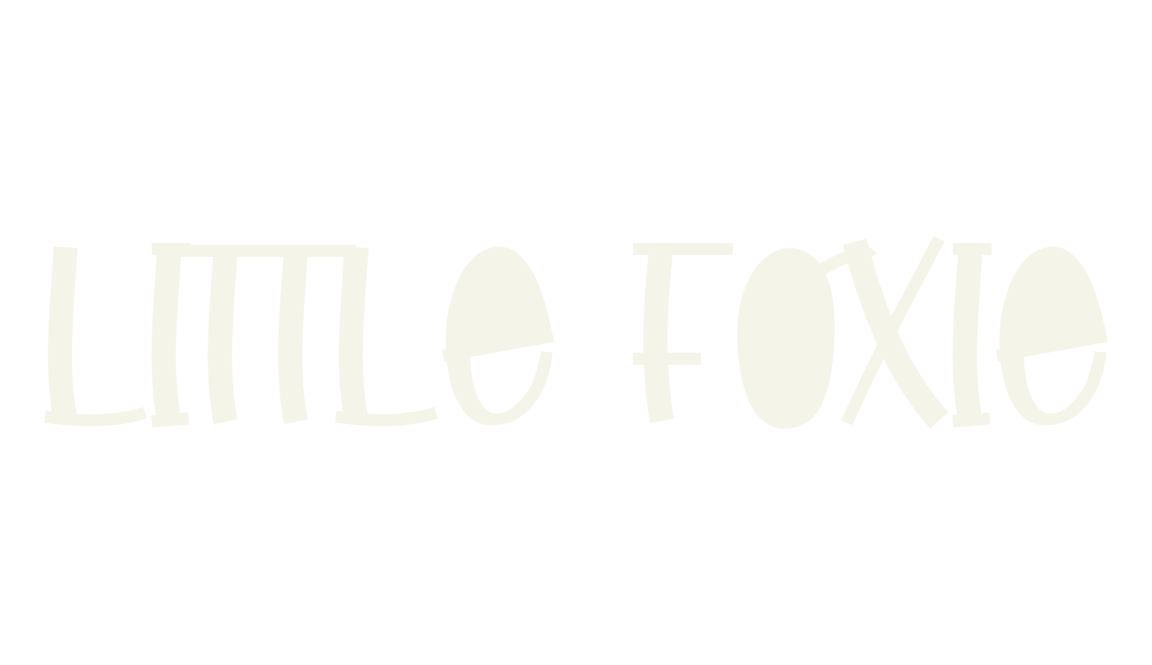 Little Foxie, whimsical font preview