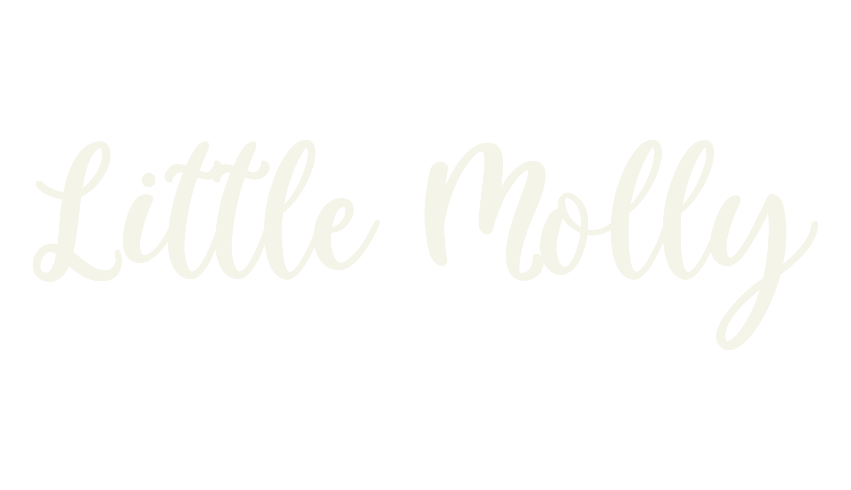 Little Molly, logo font preview