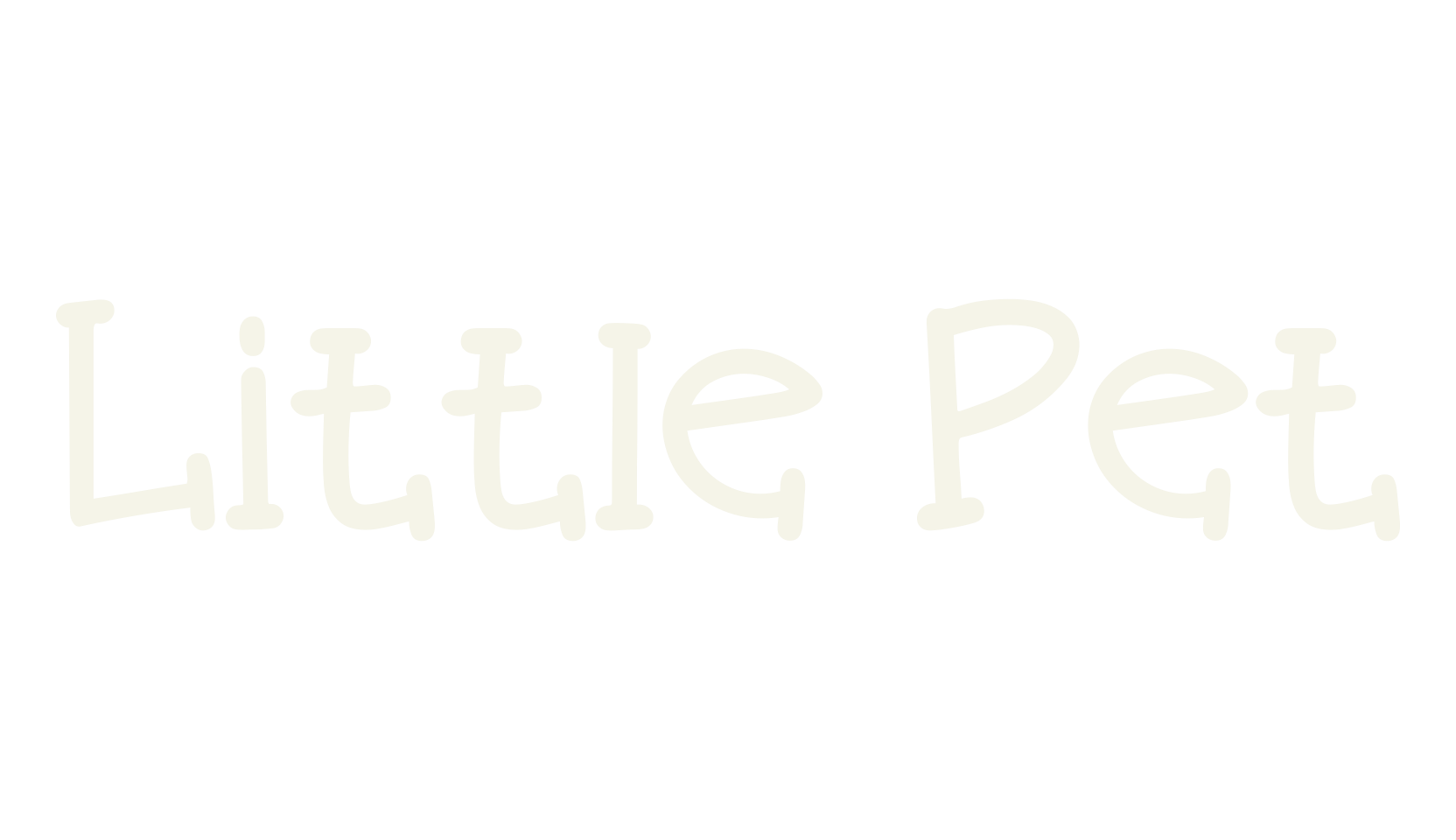 Little Pet, cute font preview