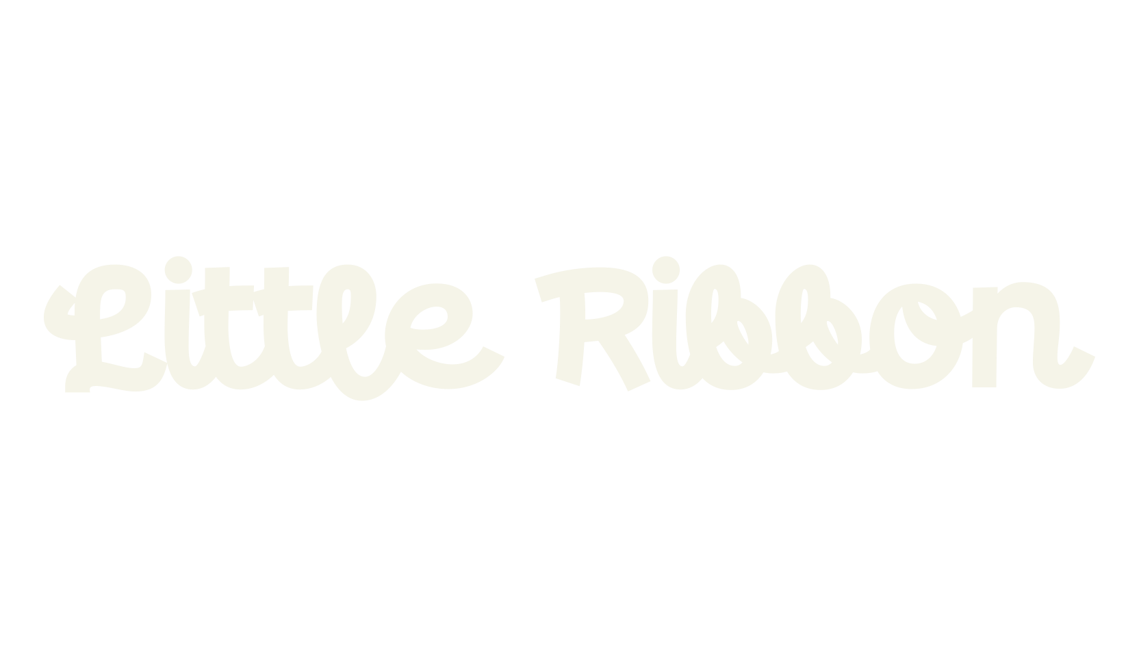 Little Ribbon, funky font preview