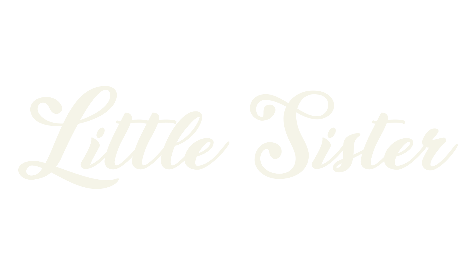Little Sister, fashion script font preview