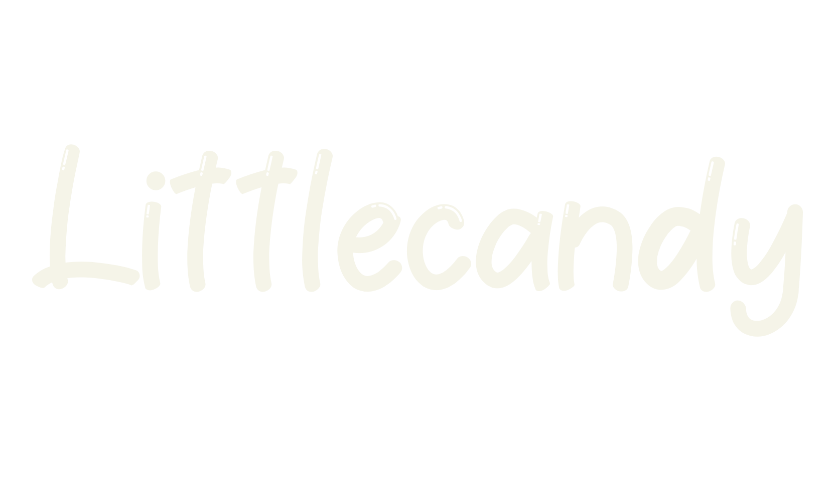 Littlecandy, handwriting font preview