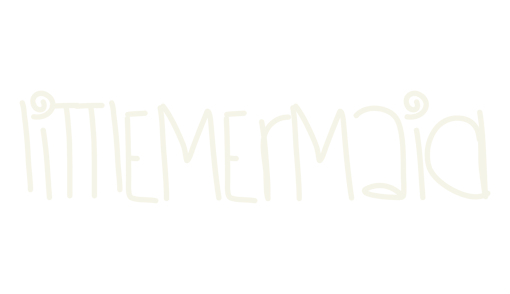 LittleMermaid, handwritten font preview