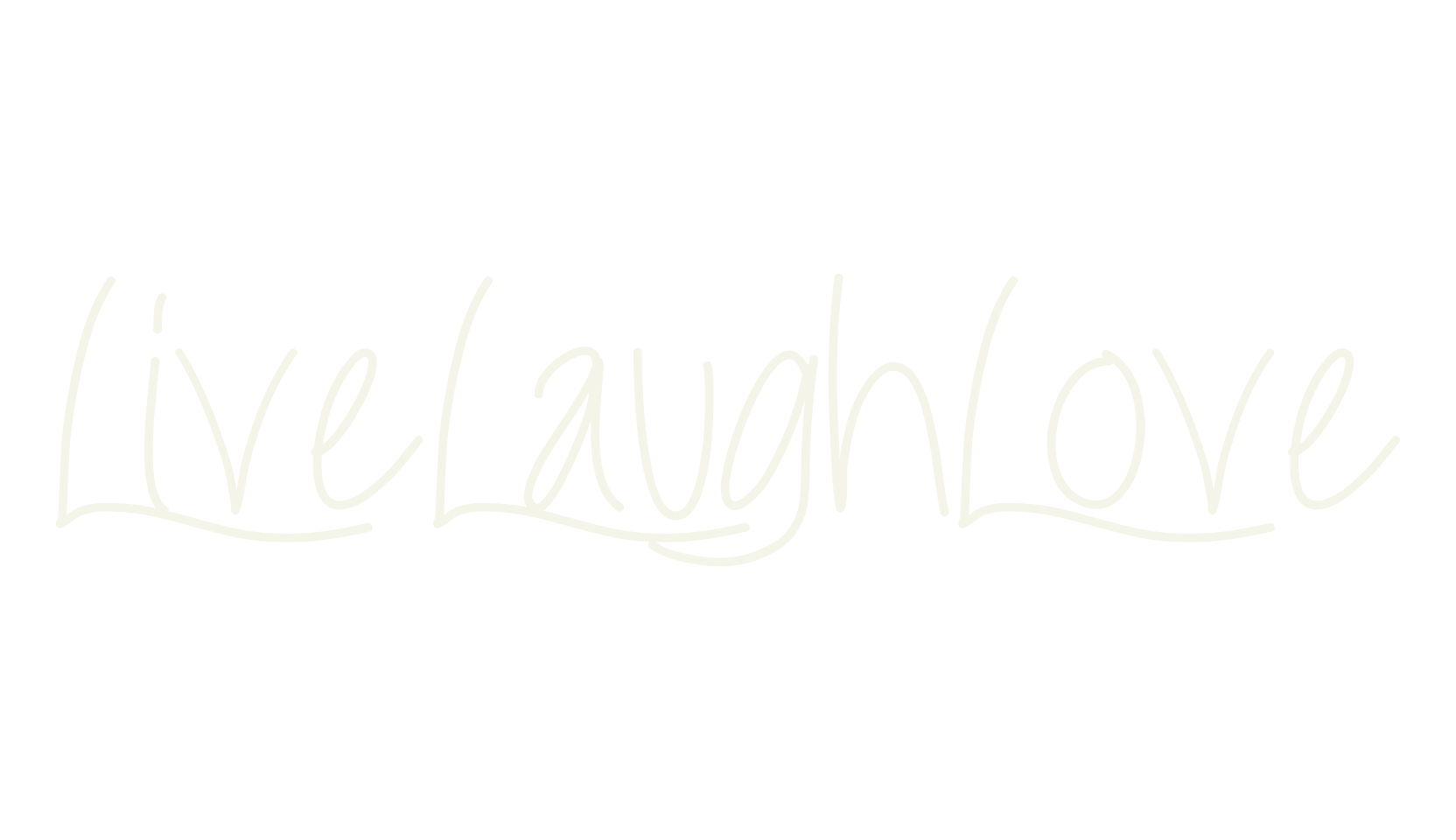 LiveLaughLove, handwritten font preview