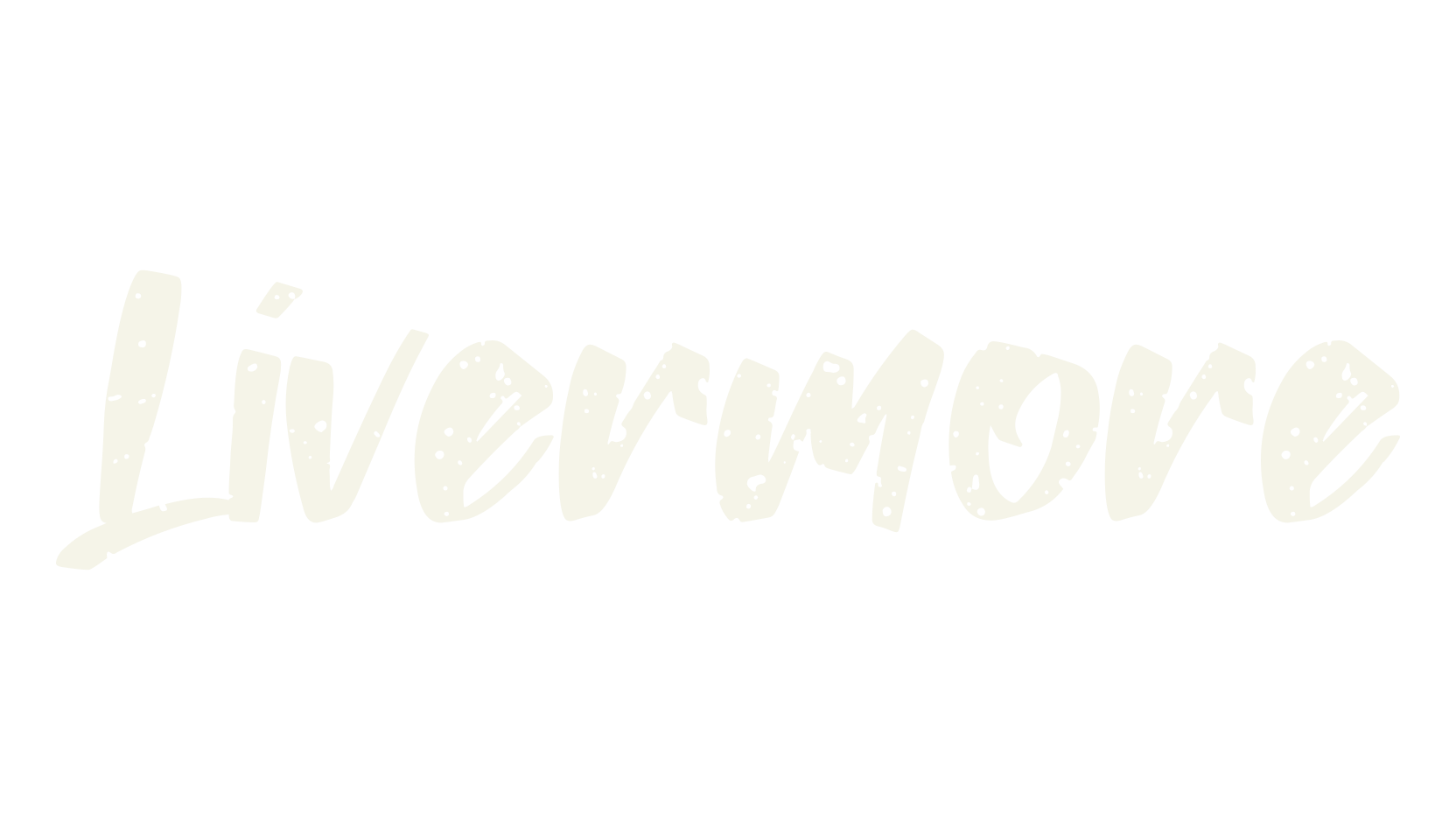 Livermore, handwritten font preview