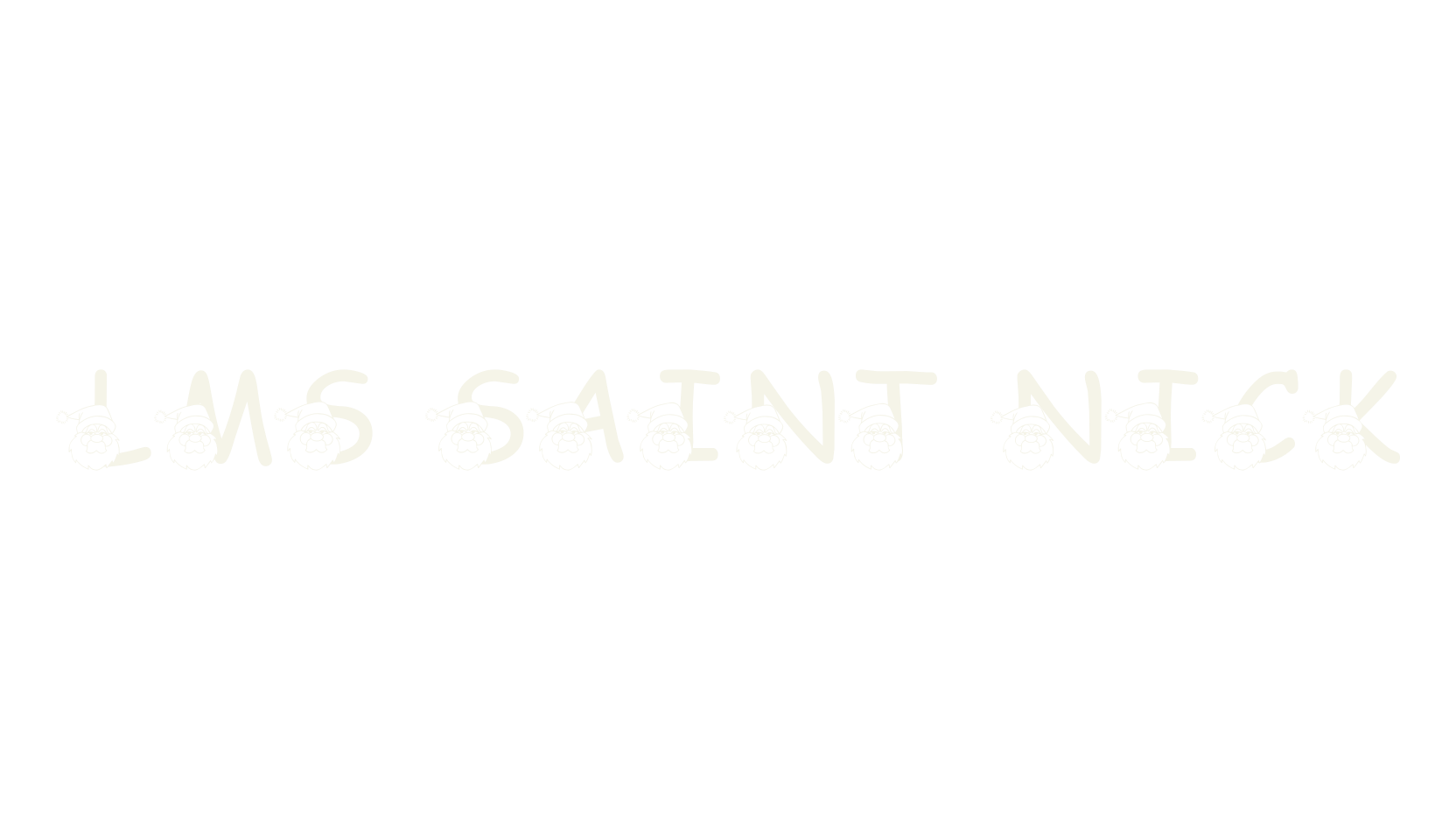 LMS Saint Nick, display market font preview