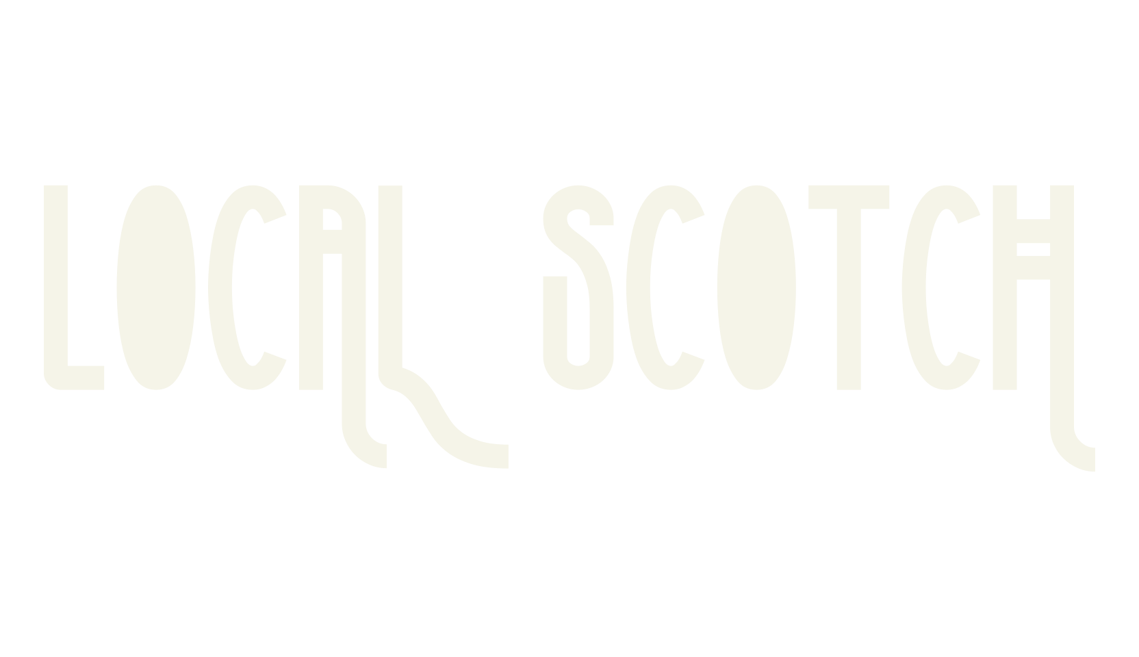 Local Scotch, bold font preview