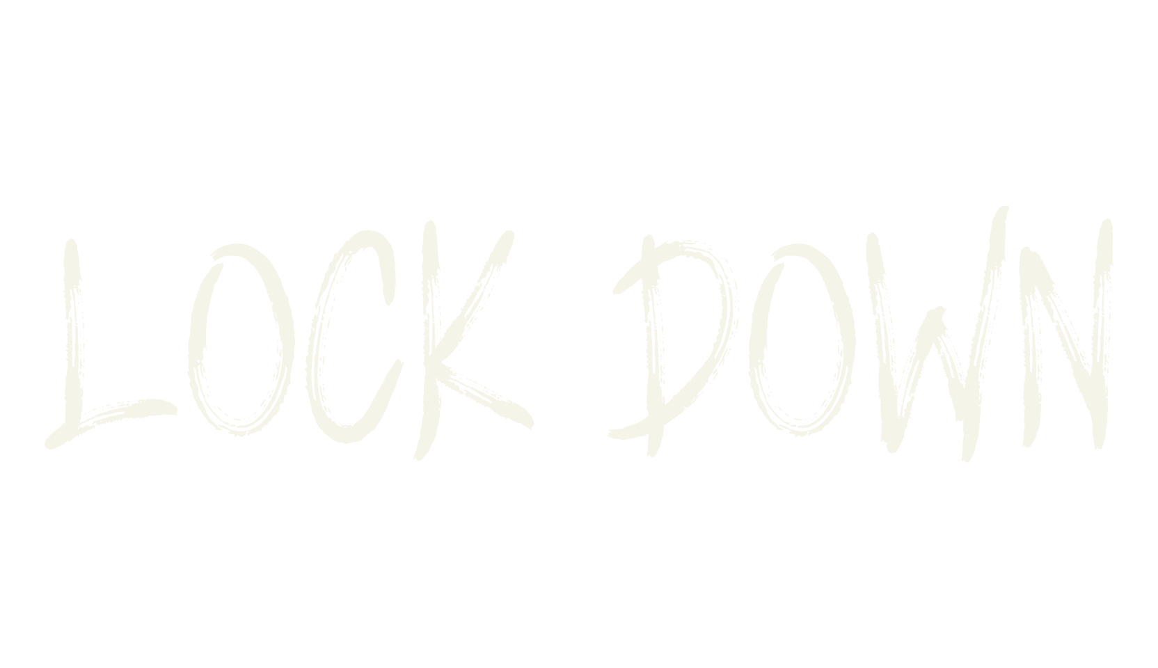LOCK DOWN, blackletter font preview