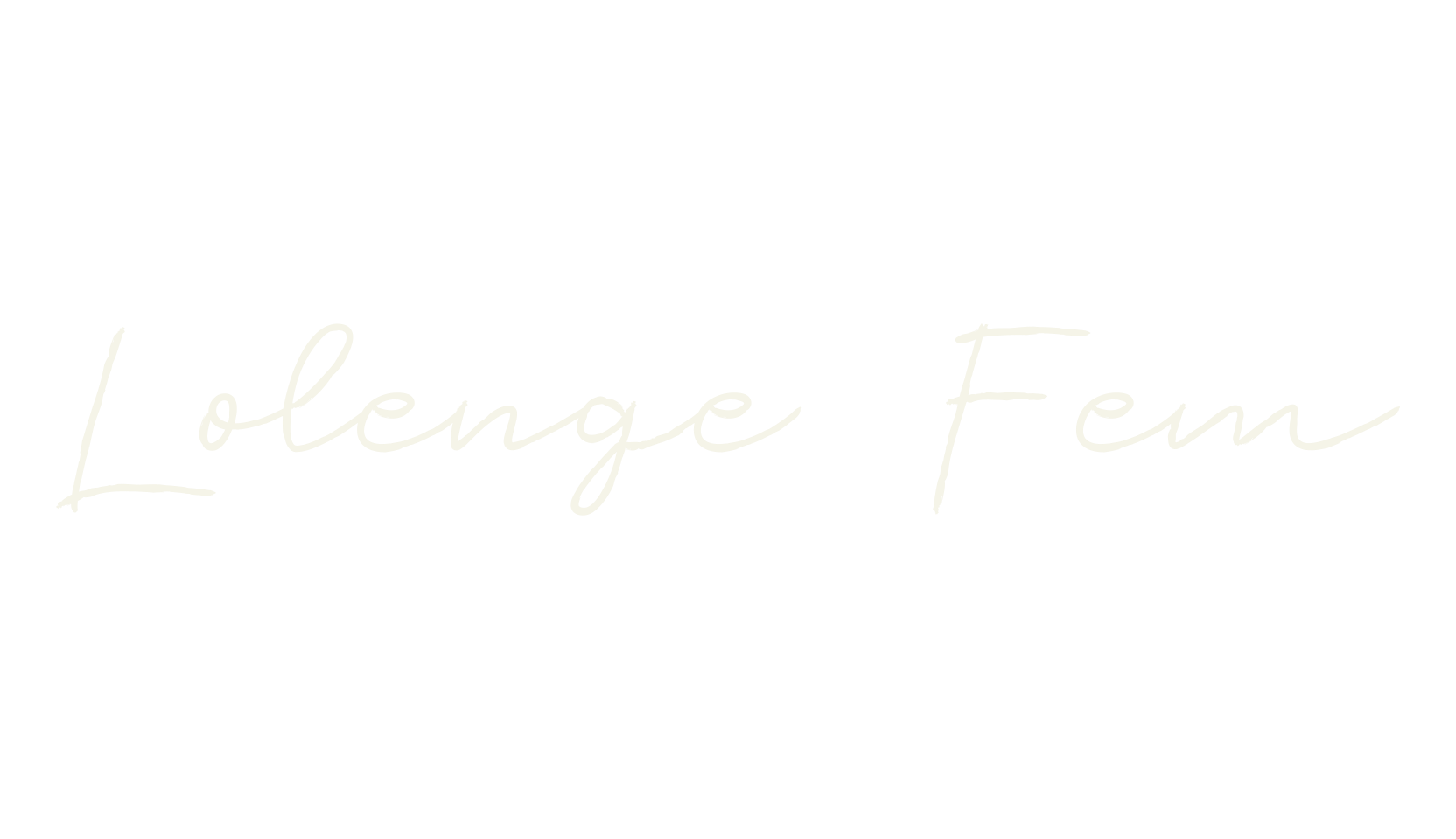 Lolenge Fem, cursive font preview