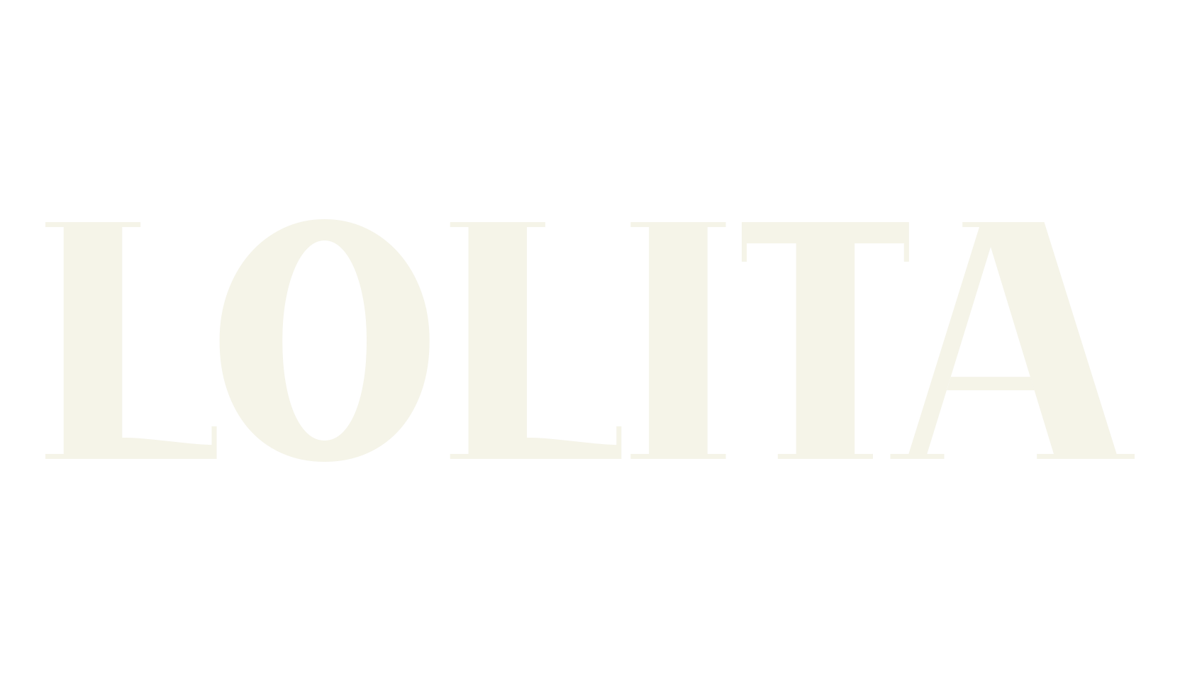 LOLITA, serif font preview