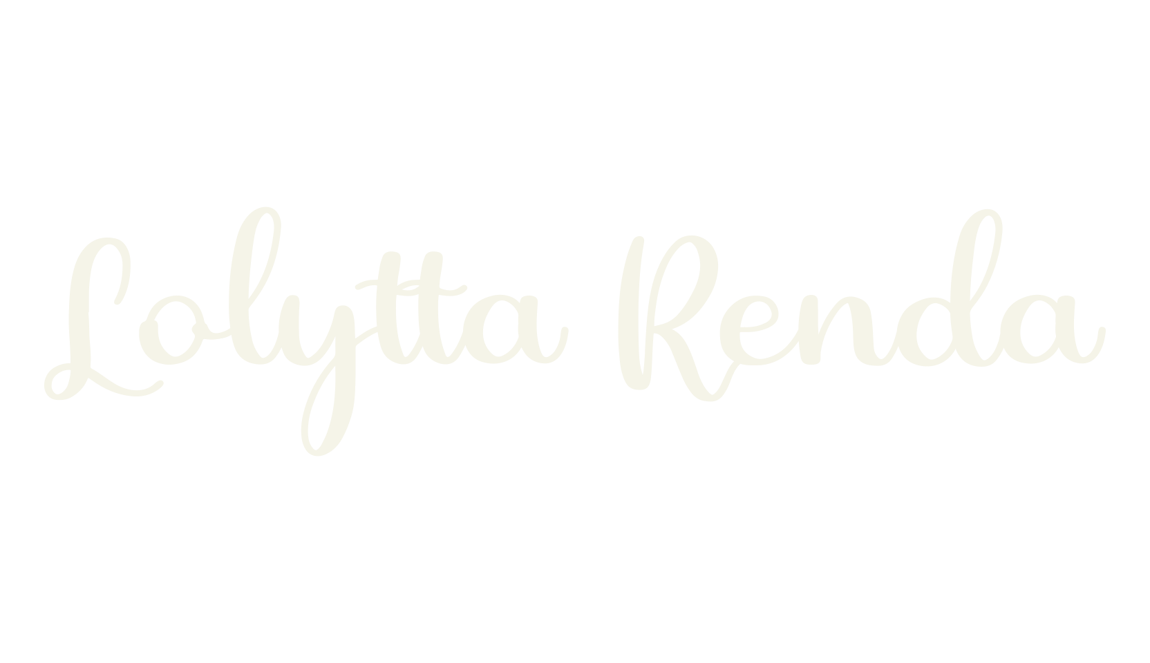Lolytta Renda, script font preview