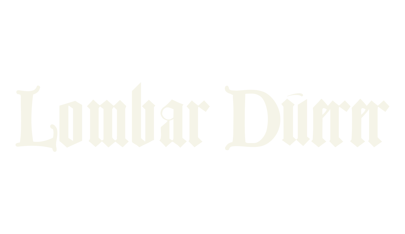 Lombar Duerer, fantasy font preview