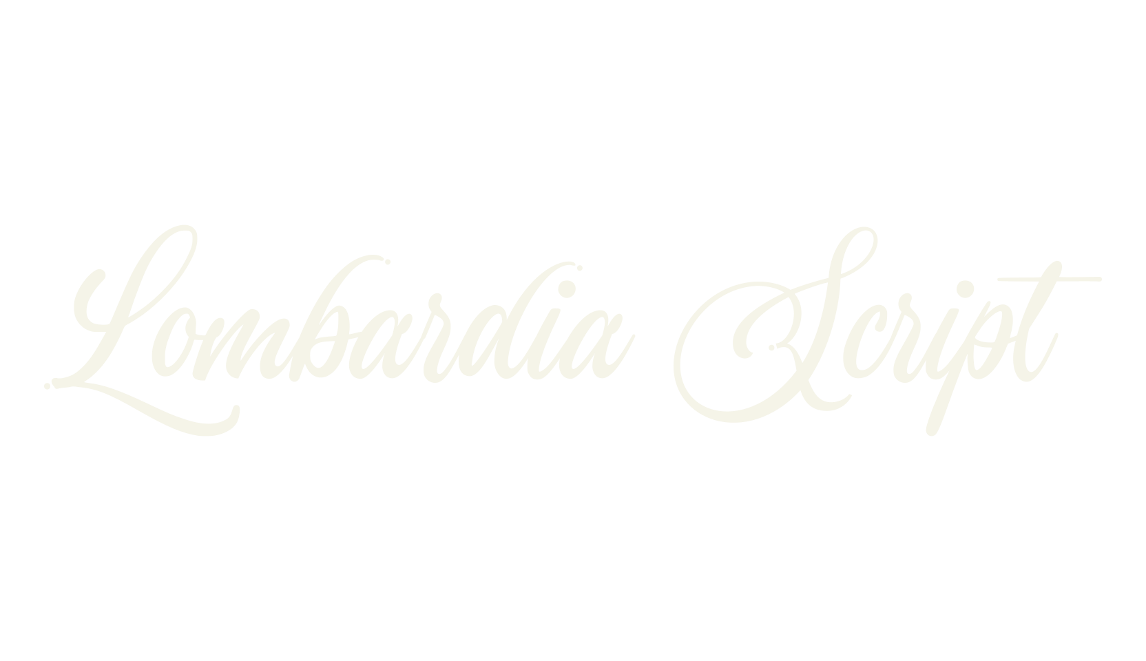 Lombardia Script, fashion script font preview