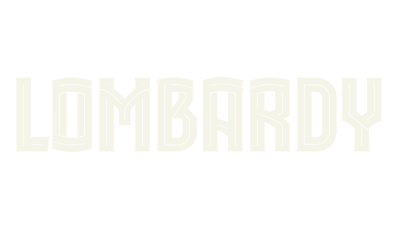 Lombardy, jersey font preview