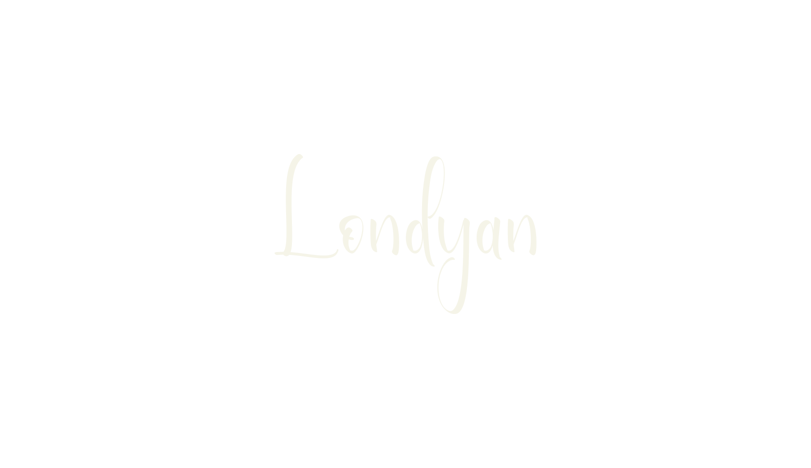 Londyan, calligraphy font preview