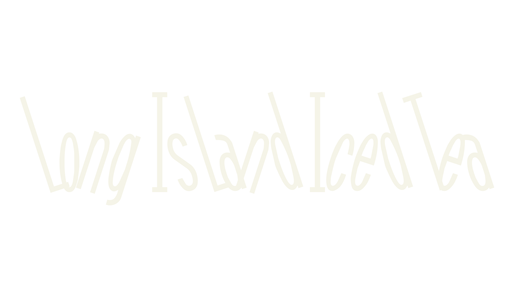 Long Island Iced Tea, tall font preview