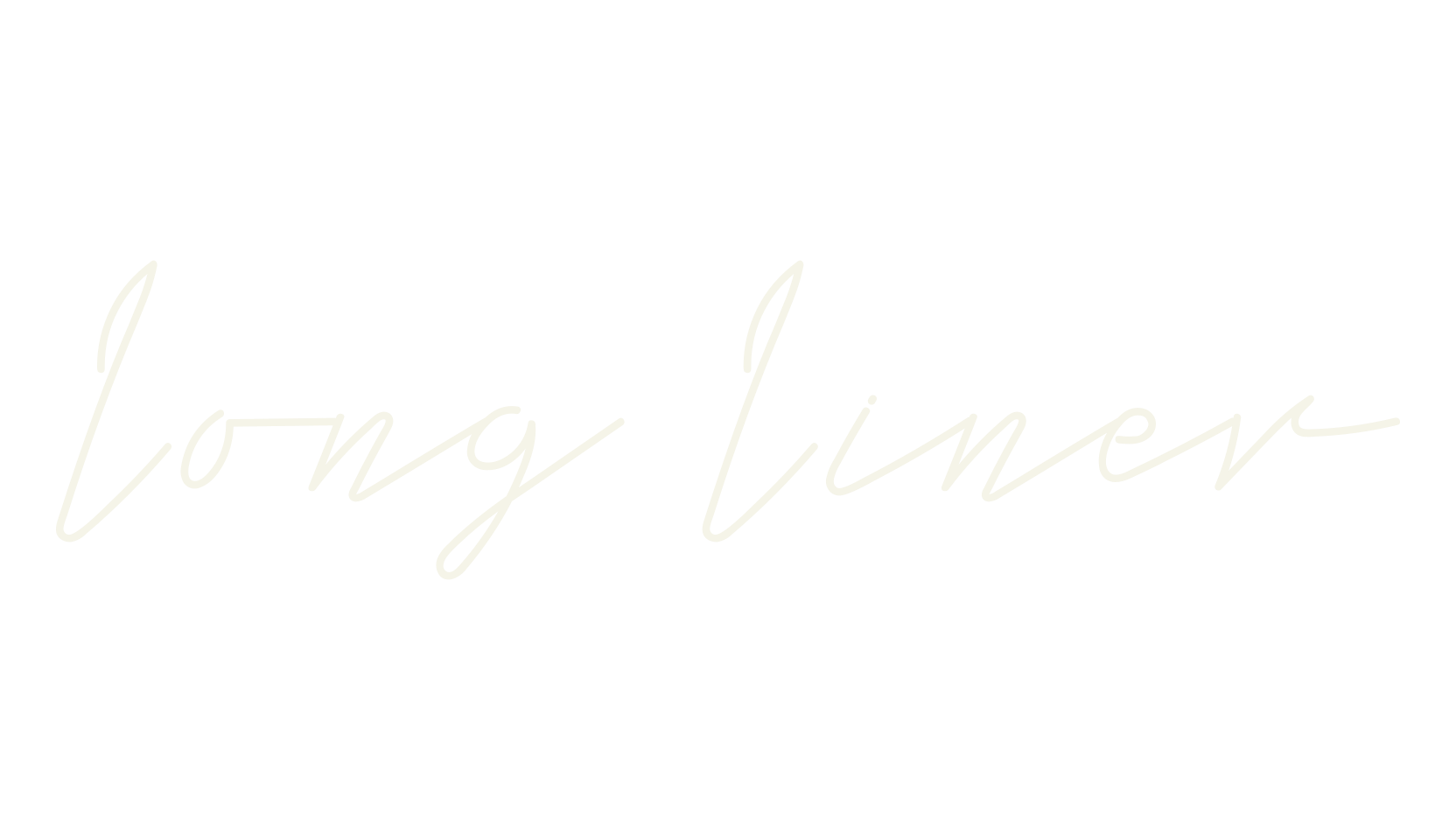 Long Liner, signature font preview