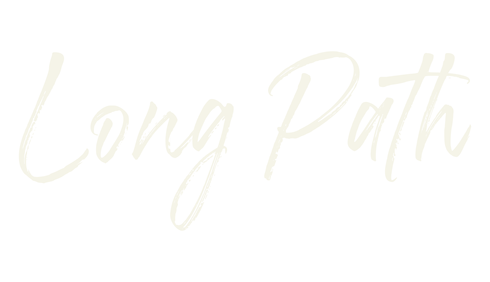 Long Path, calligraphy font preview