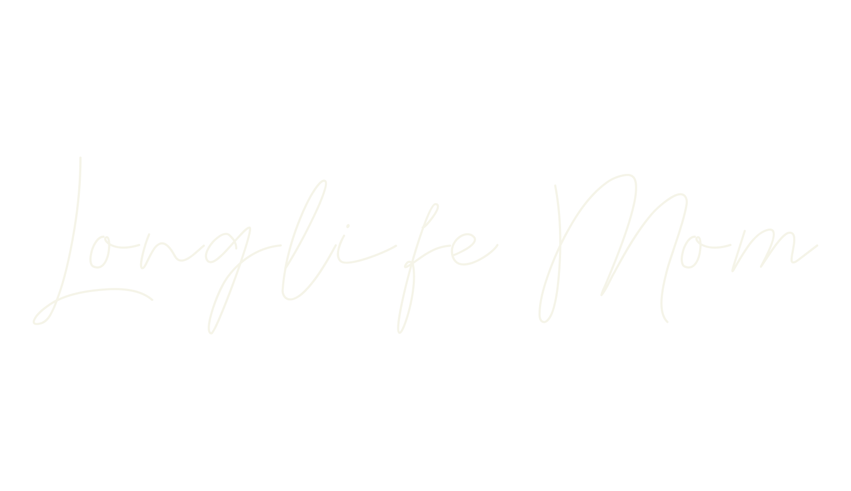 Longlife Mom, cursive font preview