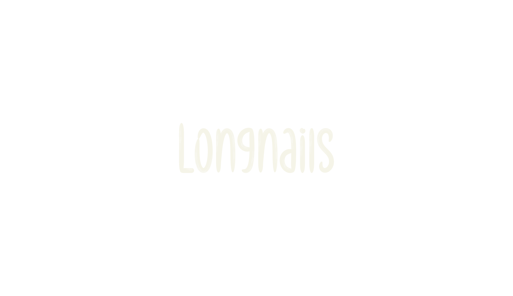 Longnails, handwriting font preview