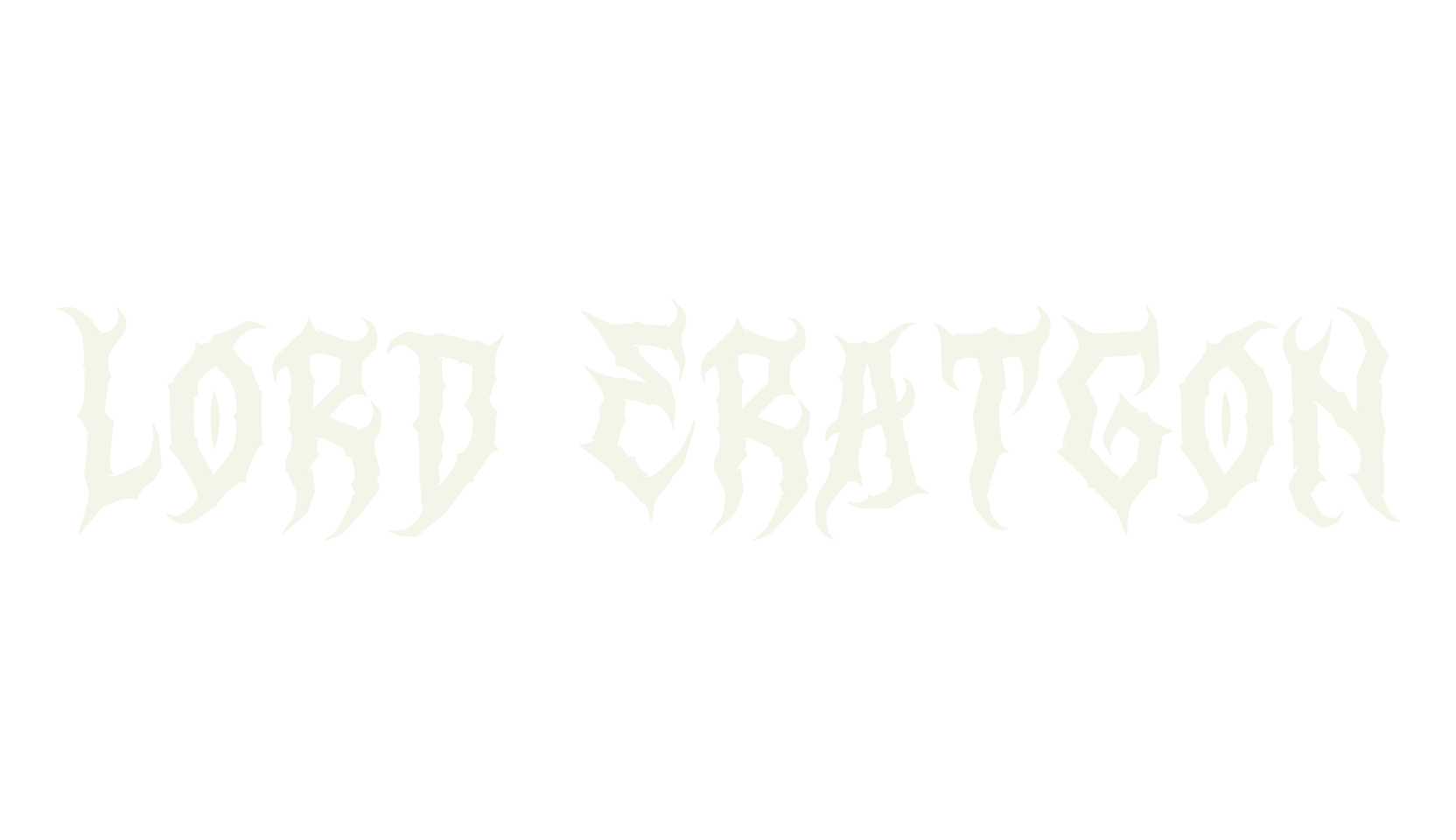Lord Eratgon, metal font preview