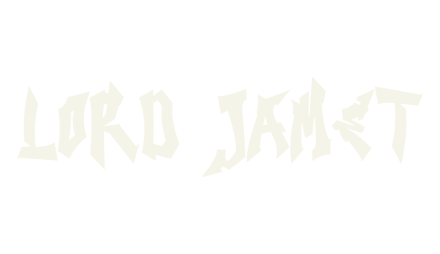 LORD JAMET, graffiti font preview