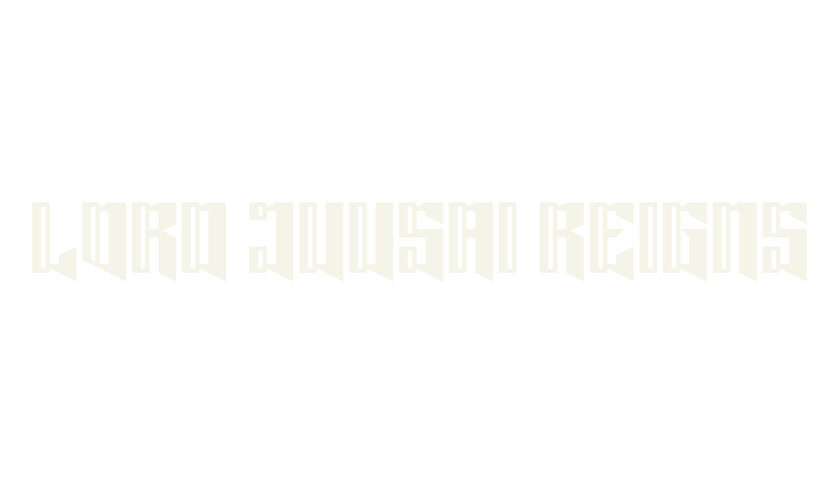 Lord Juusai Reigns, display market font preview