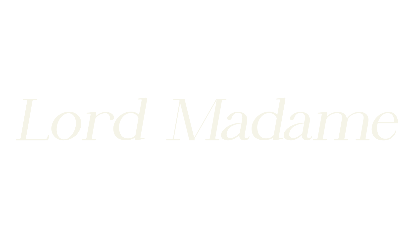 Lord Madame, stylish font preview