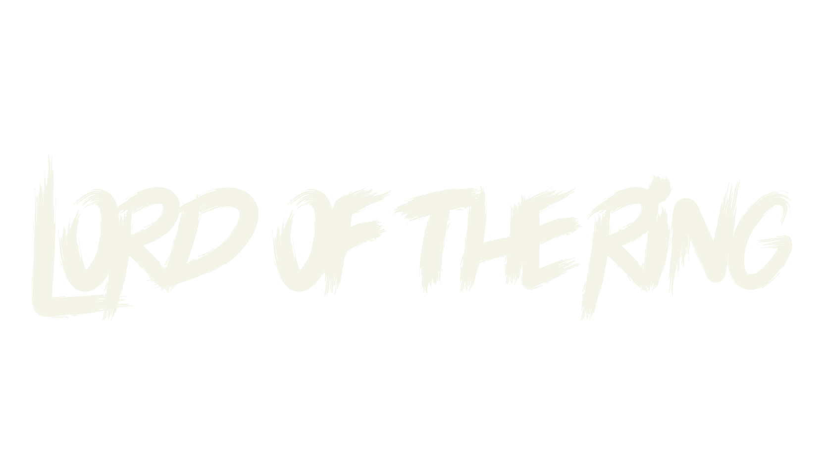 LORD OF THE RING, horror font preview