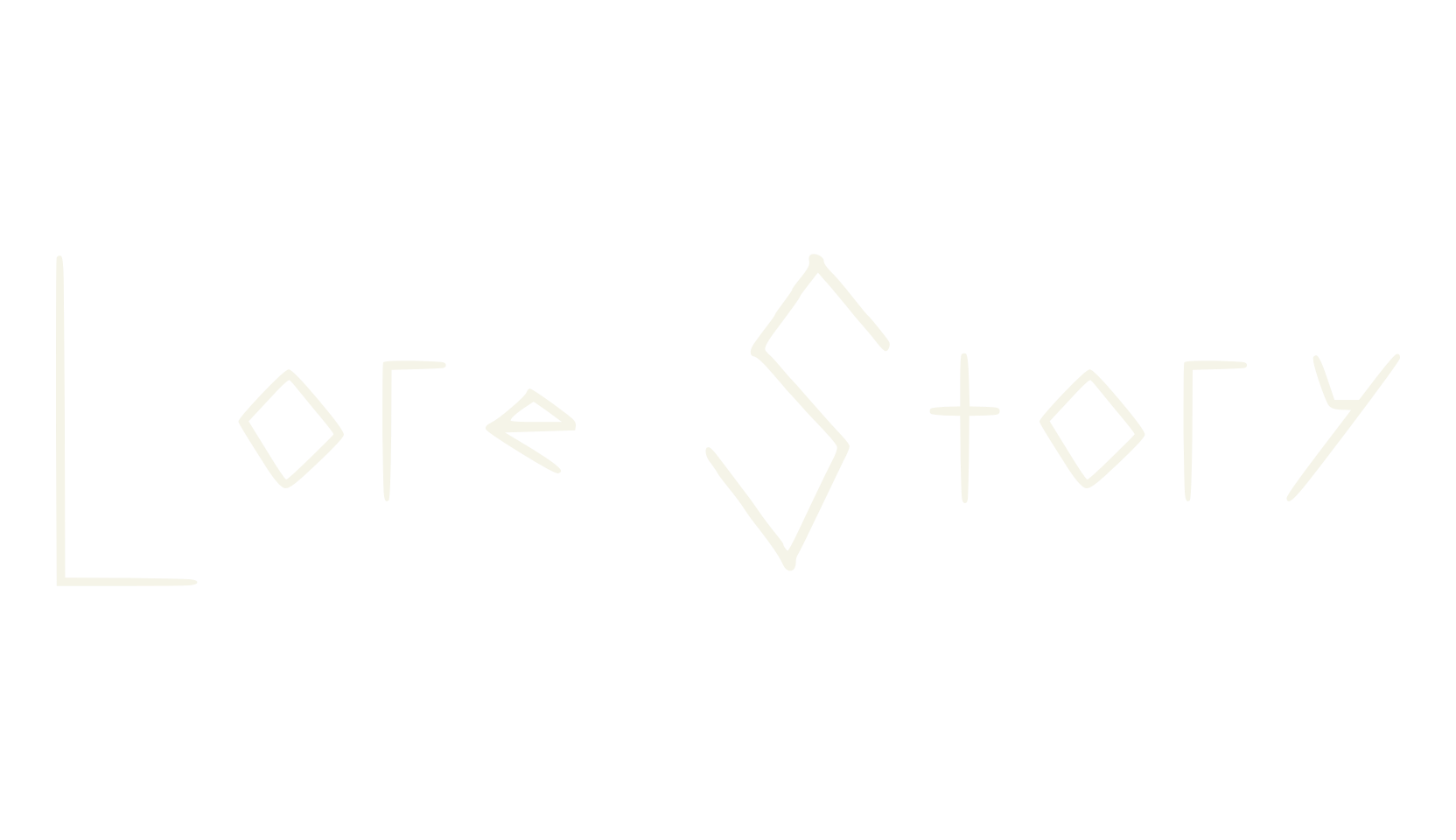 Lore Story, bizarre font preview
