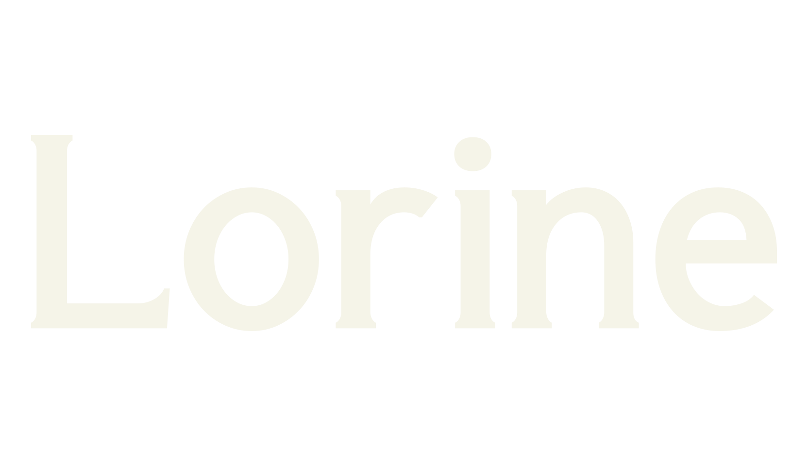 Lorine, business font preview