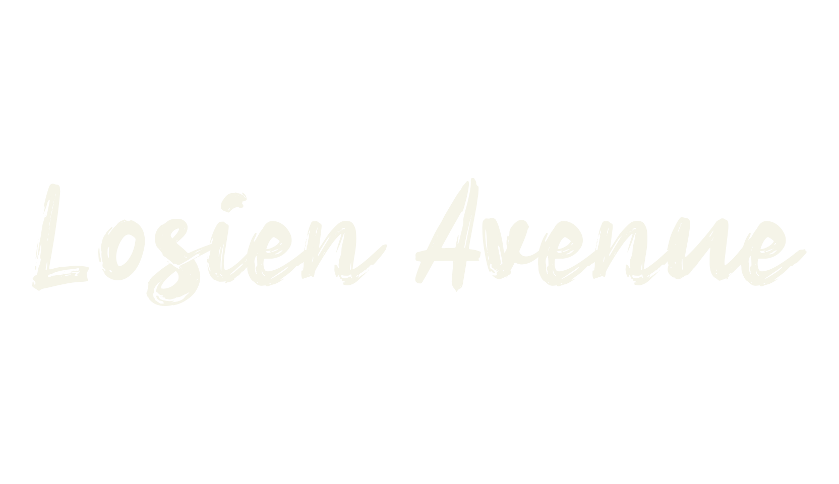 Losien Avenue, marker font preview