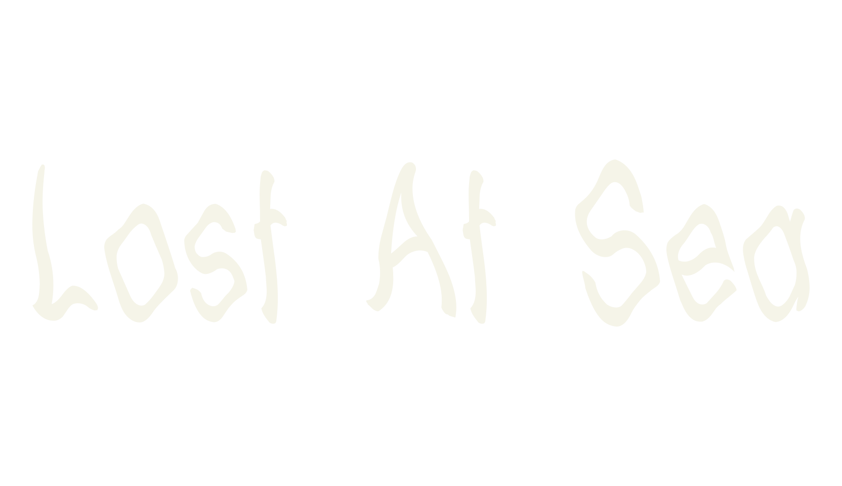 Lost At Sea, display market font preview