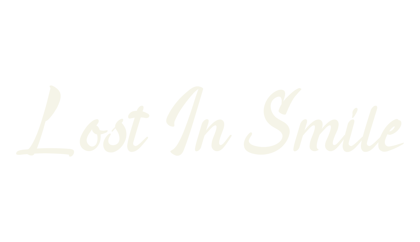 Lost In Smile, calligraphy font preview