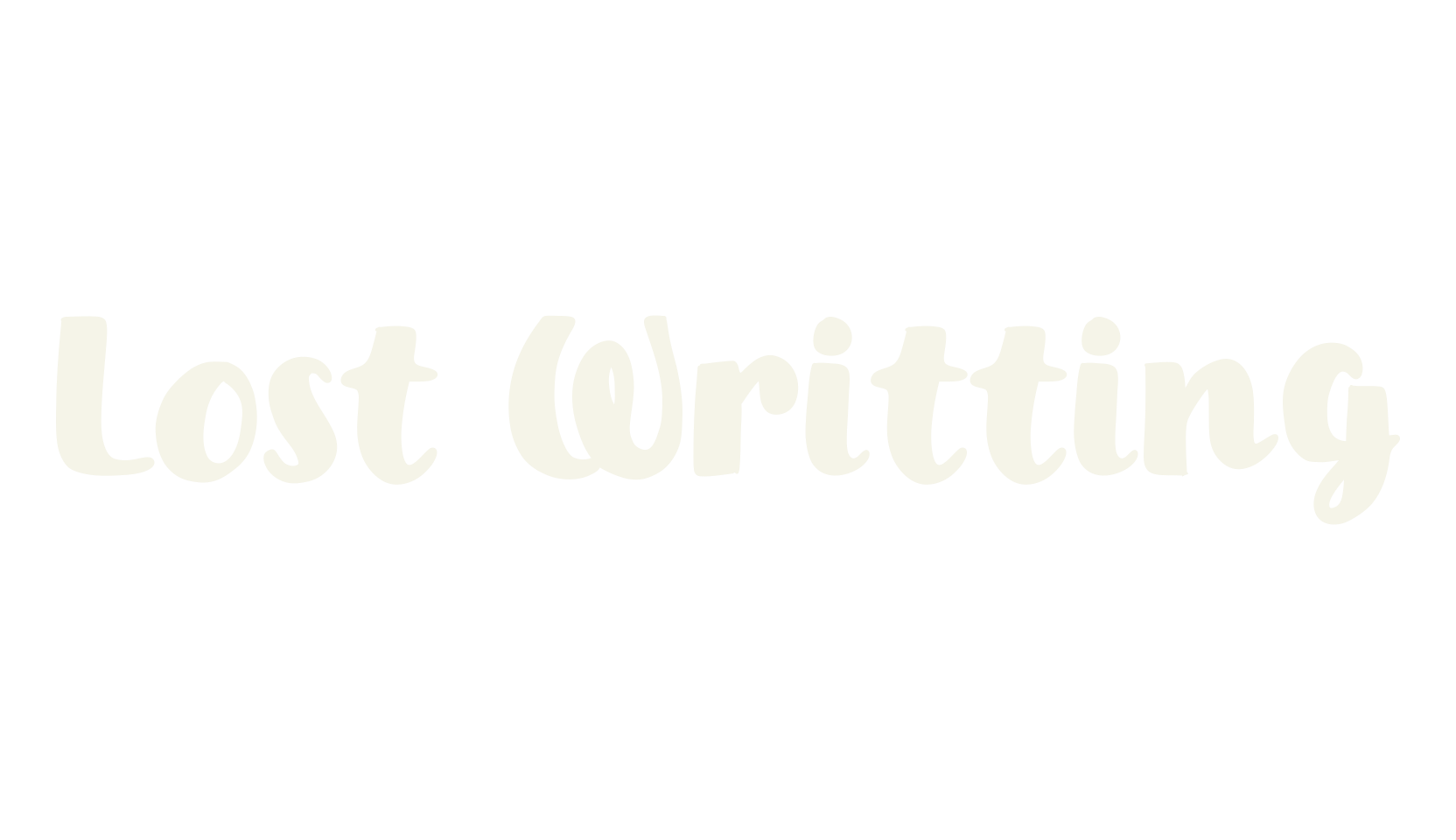 Lost Writting, calligraphy font preview