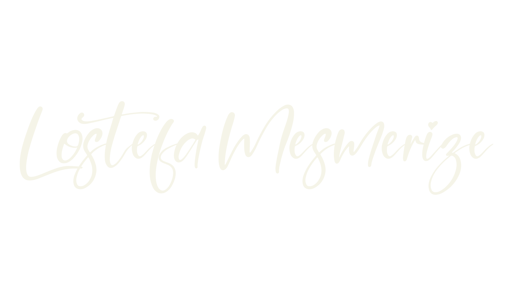 Lostefa Mesmerize, girly font preview