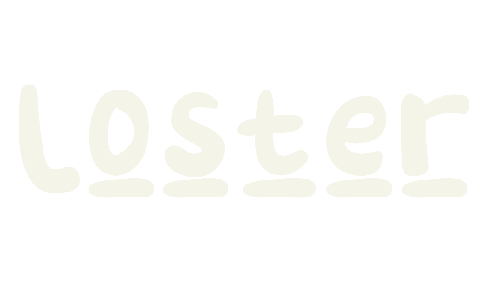 Loster, bold font preview