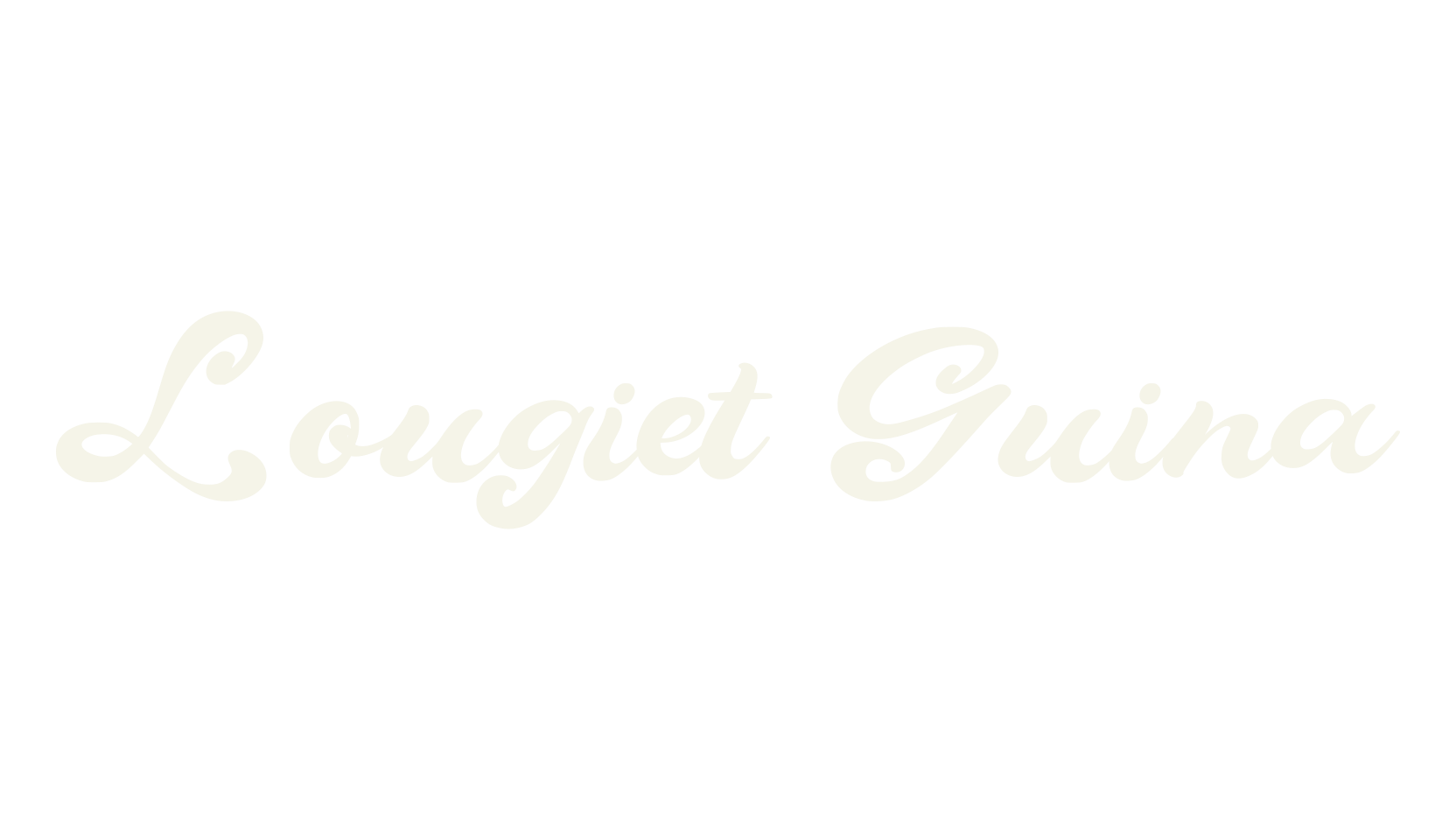 Lougiet Guina, fancy font preview