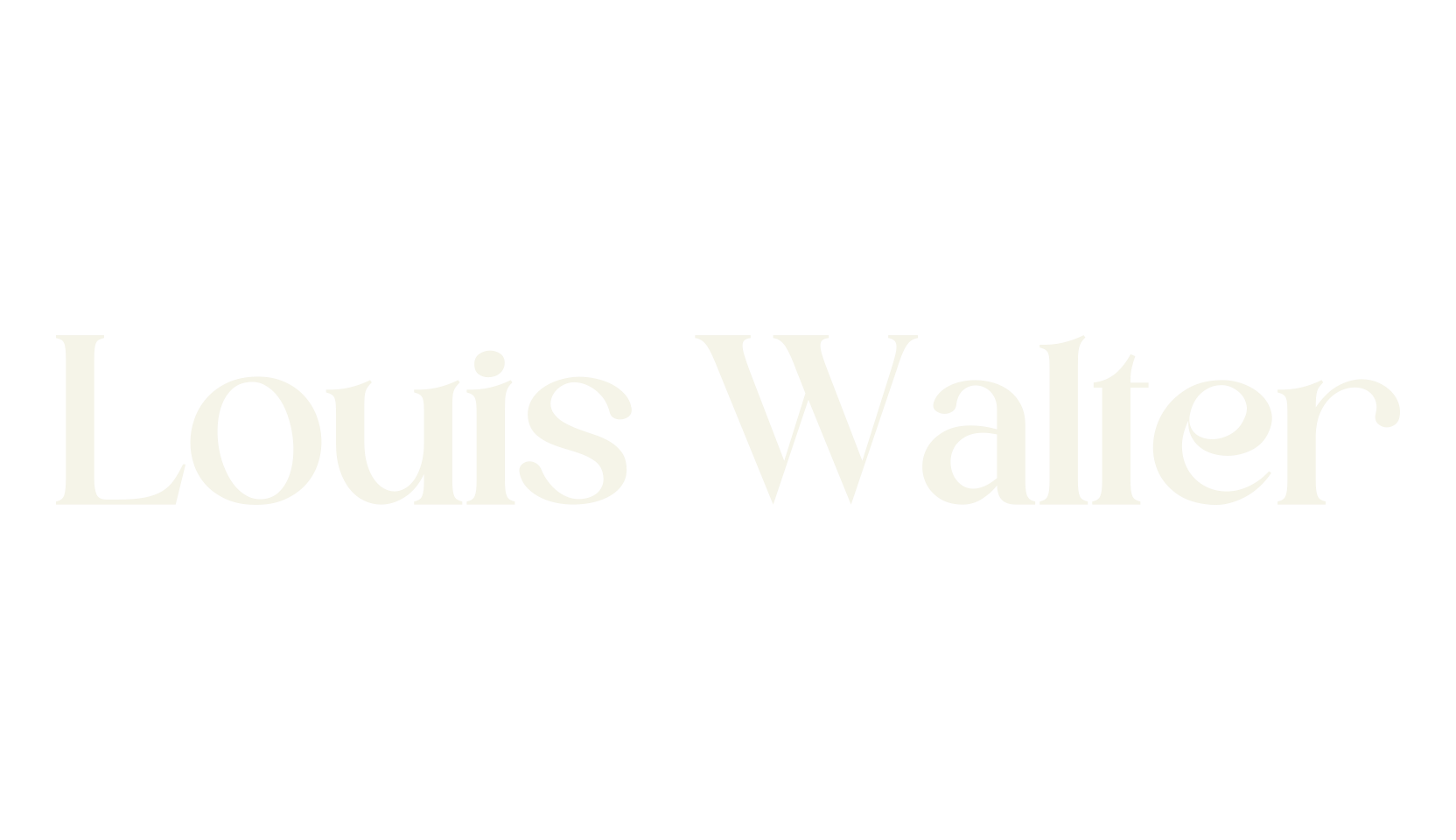Louis Walter, serif font preview